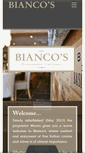 Mobile Screenshot of biancos.co.uk